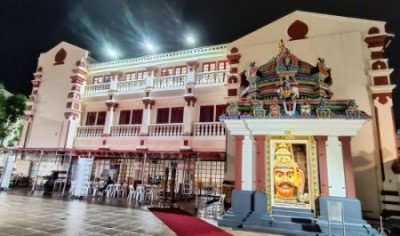 Wedding Reception Hall of Sri Mariamman Temple.