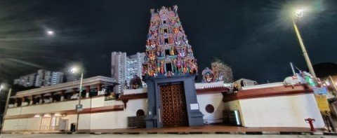 The Sri Mariamman Temple.