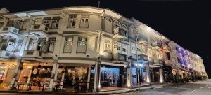 Heritage building at the intersection of Keong Saik Rd and Teck Lim Rd.