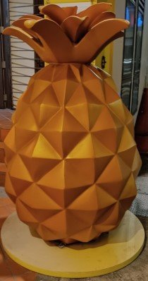 The big pineapple at Smith St's exit to South Bridge Rd.