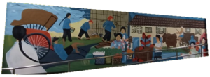 Wall mural at Blk 334 Keong Saik Rd by unknown artist.