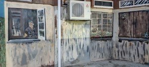 在大牌 333 牛车水路 (Kreta Ayer Rd)  楼上有  Belinda Low   爱的力量壁画。