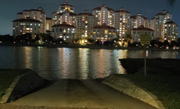 Ramp used by the amphibious DUCKtours' vehicles.