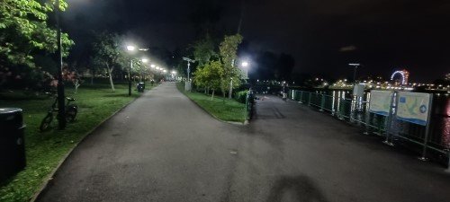 Two signages stating permitted fishing areas.