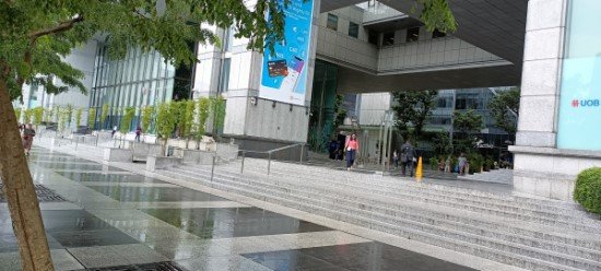 UOB open space in between.