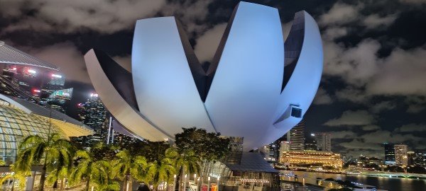 The ArtScience Museum.