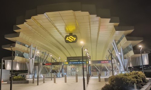 Gardens by the Bay MRT Station.