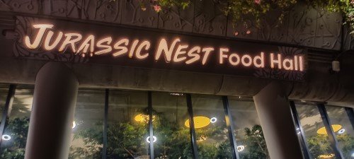 The Jurassic Nest Food Hall.