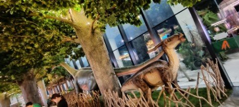 The Jurassic Nest Food Hall.