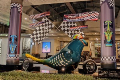 Mavis, mascot of Voco Orchard Hotel by Sutton Art Consulting.