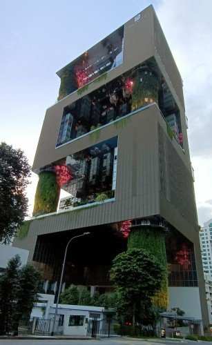 Interesting Looking Pan Pacific Orchard Hotel at 10 Claymore Rd.