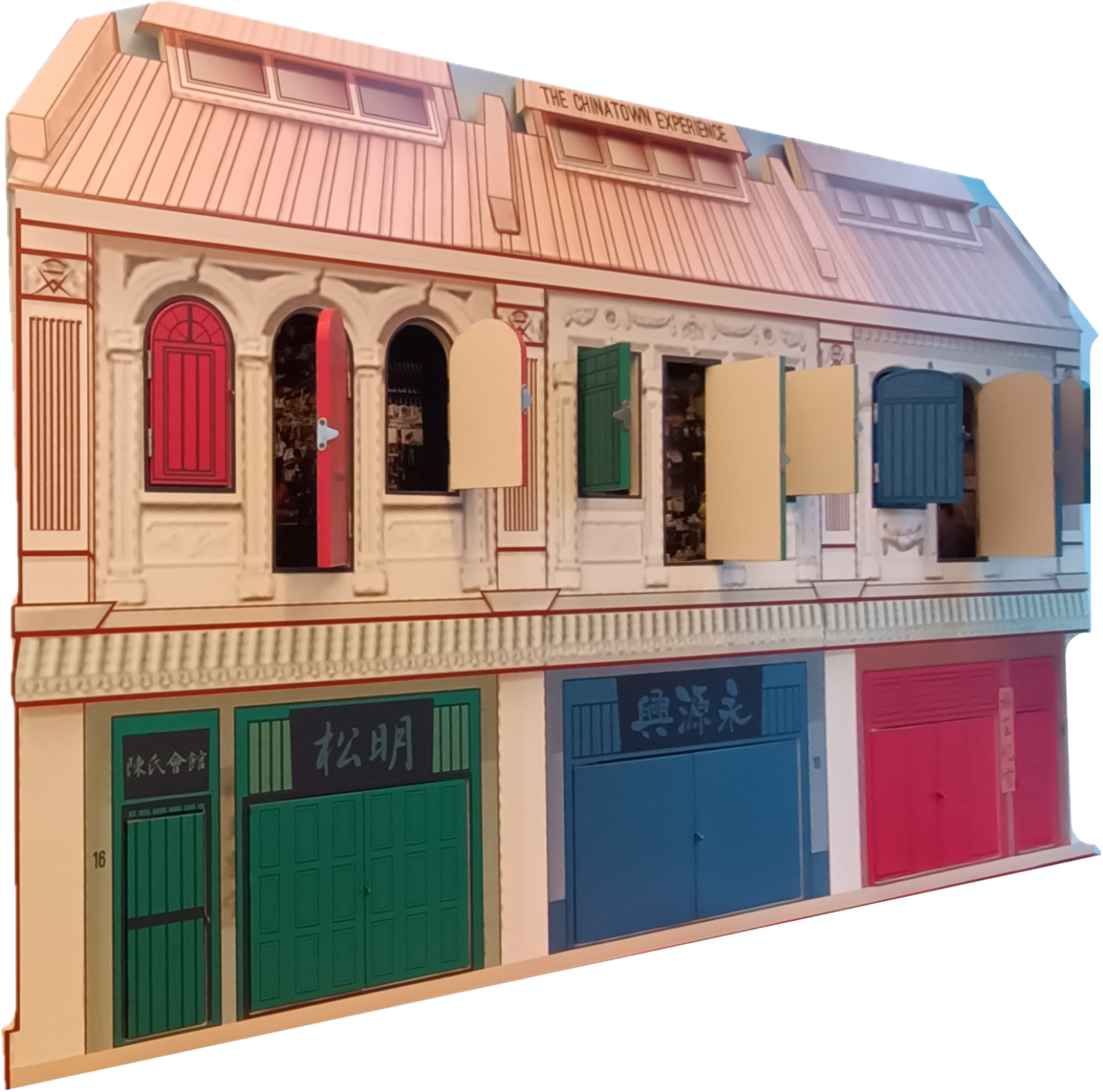 3D Heritage Shophouses Model.