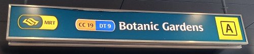 Start the Journey at Exit A MRT CC19 DT9 Botanic Gardens Station.