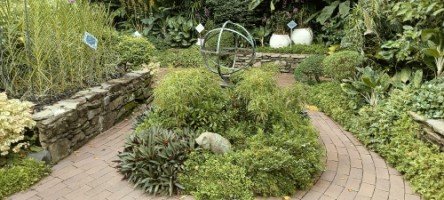 The Sundials by John Close is located at the The VIP Orchid Garden  in The National Orchid Garden.