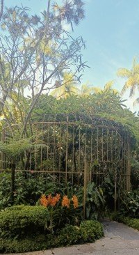 Bird Cage Structure at the National Orchid Garden.