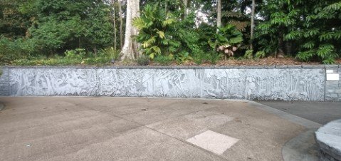 Our Rainforest Heritage Mural by ENG SIAK LOY.