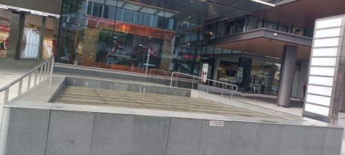 Horizontal Waterfall at 268 Orchard Rd.