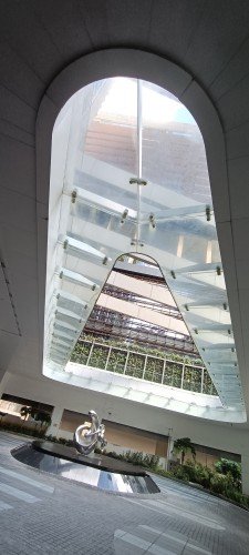 Water Fountain at Ascott Orchard Singapore at 11 Cairnhill Rd.