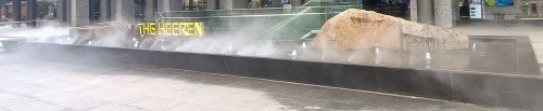 Water Fountains at The Heeren at 260 Orchard Rd.