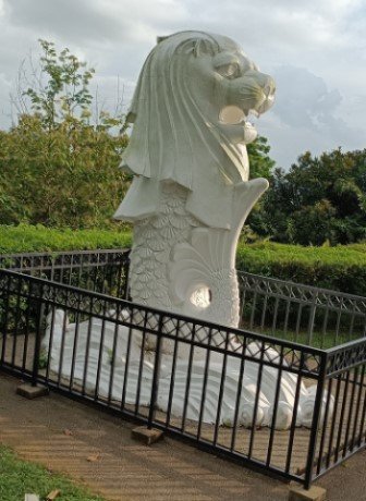 The Merlion.