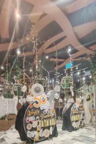 新加坡缆车 50 周年生日快乐。