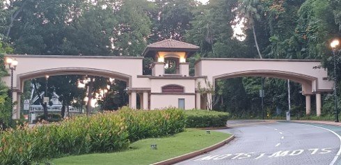 Sentosa Cove Entrance.