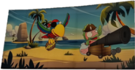 A Few Murals at  VivoCity's Sky Park by Unknown Artist(s).