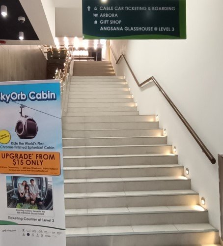 Stairs to the second floor.