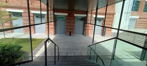 ST JAMES POWER STATION Heritage Gallery entrance.