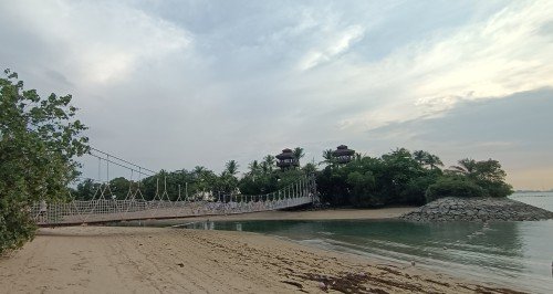 The Hanging Bridge of the Southernmost Point of Continental Asia.