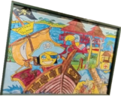 Artwork by Supervisor Ismail Bin Dawood, Sentosa Rangers, on February 2012.