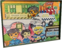 Artwork by Supervisor Ismail Bin Dawood, Sentosa Rangers, on February 2012.