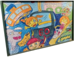 Artwork by Supervisor Ismail Bin Dawood, Sentosa Rangers, on February 2012.