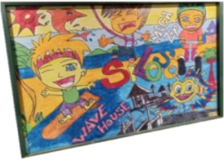 Artwork by Supervisor Ismail Bin Dawood, Sentosa Rangers, on February 2012.