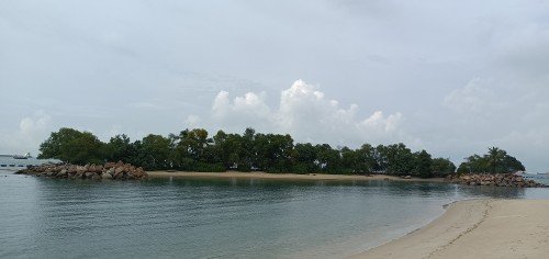 Tanjong Beach's islet.