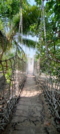 The Hanging Bridge of the Southernmost Point of Continental Asia.