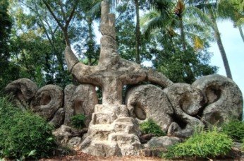 Sentosa 3D sign at the Southernmost Point of Continental Asia.
