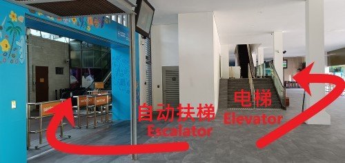 At Beach Station, turn left.