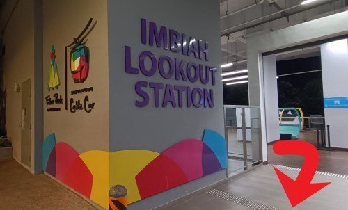 Get out of the Imbiah Lookout station.