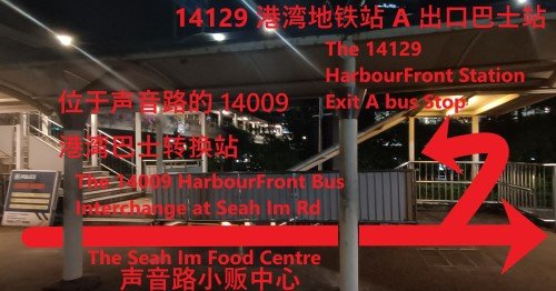 Follow the arrow(s) to your destination(s).