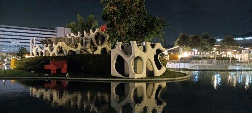 One of the Wading Pools at Sky Park.