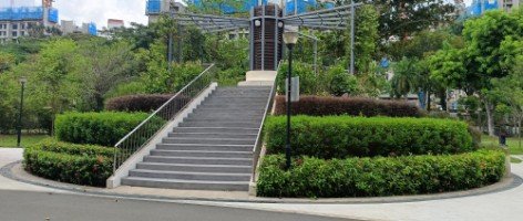 Tiong Bahru Park's Concentric Circle Platform.